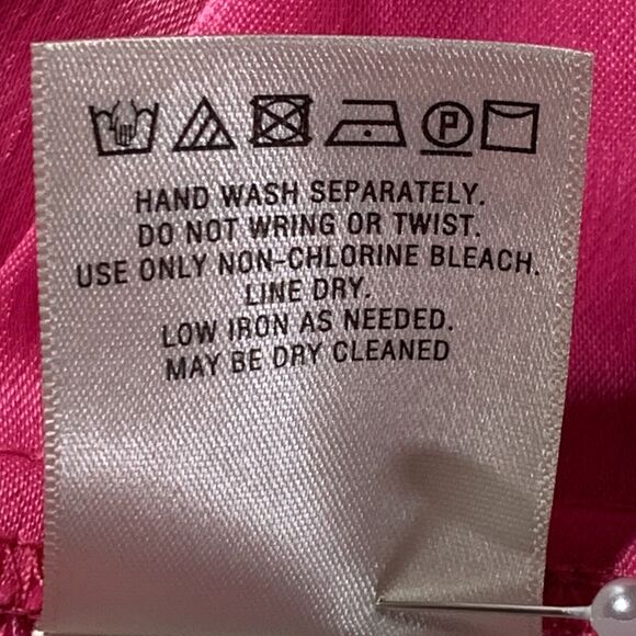 HD‎ In Paris A Line Dress Women Size 4 Pink Flutter Sleeve High-Low Hem - Picture 10 of 16